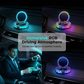 📱 Soporte RGB para teléfono móvil en el coche ✅ Sujeción automática y carga inalámbrica | Manejo seguro con una sola mano 🚗