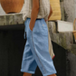 Pantalones capri de verano para mujer con detalles de encaje