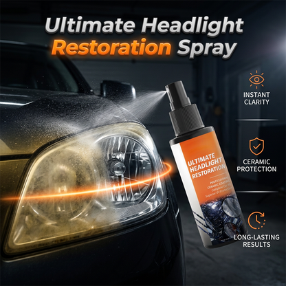Kit de restauración de faros en spray – rápido y eficaz 🚗✨【Oferta limitada】