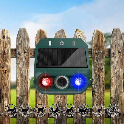 🥳¡VENTA CALIENTE 2026!🥳💞¡MÁS DE 50.000 VENDIDOS!🌳🔊 ¡50 % DE DESCUENTO! Repelente solar para animales – Ultrasonido + luz intermitente. Resistente a la intemperie, protección 24/7. Mantiene alejadas las plagas de forma natural. 🏡💚