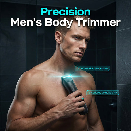 Recortadora eléctrica de vello corporal para hombre