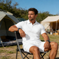 Conjunto masculino de verano de 2 piezas: polo y shorts