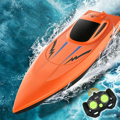 🎮 🚢¡MITAD DE PRECIO! Lancha RC de alta velocidad 2.4G con doble motor 🌊 ⚡ – 50% DE DESCUENTO（Oferta del día）