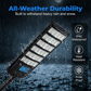 ☀️ Lámpara solar para exteriores con sensor de movimiento – Impermeable IP67, ángulo amplio de 240° y batería LFP