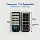☀️ Lámpara solar para exteriores con sensor de movimiento – Impermeable IP67, ángulo amplio de 240° y batería LFP