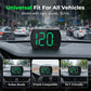 Velocímetro Head-Up Display GPS universal para coche