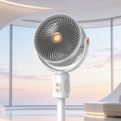 🌀 ¡50% DE DESCUENTO! 🔋 Ventilador Retráctil Inalámbrico con Control Remoto – Recargable y Silencioso – Altura Ajustable, 3 Velocidades – Perfecto para el Hogar, la Oficina o el Camping ❄️