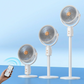 🌀 ¡50% DE DESCUENTO! 🔋 Ventilador Retráctil Inalámbrico con Control Remoto – Recargable y Silencioso – Altura Ajustable, 3 Velocidades – Perfecto para el Hogar, la Oficina o el Camping ❄️