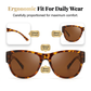 🥽👓 ¡53% DE DESCUENTO! Si usas gafas, ¡esto es para ti! Estas gafas de sol extragrandes se colocan fácilmente sobre tus gafas graduadas y te harán lucir como una estrella de cine. Sin clips caros y sin necesidad de usar lentes de contacto.