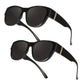 🥽👓 ¡53% DE DESCUENTO! Si usas gafas, ¡esto es para ti! Estas gafas de sol extragrandes se colocan fácilmente sobre tus gafas graduadas y te harán lucir como una estrella de cine. Sin clips caros y sin necesidad de usar lentes de contacto.