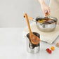 🍳¡50 % DE DESCUENTO AHORA! ✨Soporte Multifuncional para Utensilios de Cocina de Acero Inoxidable – Organizador para Cucharas, Tapas de Ollas y Accesorios de Cocina, Ideal para Encimeras