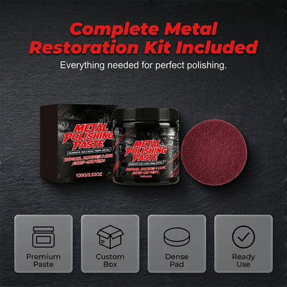 📢📢Compra 2 y llévate 1 gratis ⏰Pasta de pulido de metal multiusos