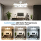 🌬️✨Ventilador de techo doble cabezal con luz LED – diseño moderno con control remoto para sala y dormitorio