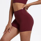 Shorts de Yoga y Ciclismo de Secado Rápido de Cintura Alta