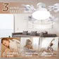 🌀 Nueva Lámpara de Techo con Ventilador y Casquillo E27 – Ventilador LED 2 en 1 Silencioso con Control Remoto, Refrigeración e Iluminación de Bajo Consumo para el Hogar y el Dormitorio