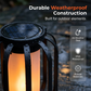 🏮☀️ Linterna Solar de Llama Parpadeante – Impermeable y encendido automático – Brillo cálido realista, perfecta para patios, jardines o caminos – sin necesidad de cableado 🌙