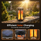 🏮☀️ Linterna Solar de Llama Parpadeante – Impermeable y encendido automático – Brillo cálido realista, perfecta para patios, jardines o caminos – sin necesidad de cableado 🌙
