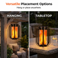 🏮☀️ Linterna Solar de Llama Parpadeante – Impermeable y encendido automático – Brillo cálido realista, perfecta para patios, jardines o caminos – sin necesidad de cableado 🌙