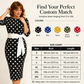 Vestido Retro Elegante de Lunares para Mujer