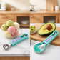 🍉🔥 ¡PROMOCIÓN! Kit Multifunción de Cucharas para Cortar y Hacer Bolitas de Frutas – Ideal para Sandía, Melón y Otras Frutas ✨