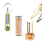🍉🔥 ¡PROMOCIÓN! Kit Multifunción de Cucharas para Cortar y Hacer Bolitas de Frutas – Ideal para Sandía, Melón y Otras Frutas ✨