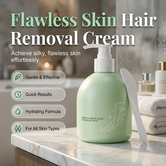 Crema depilatoria suave y no irritant