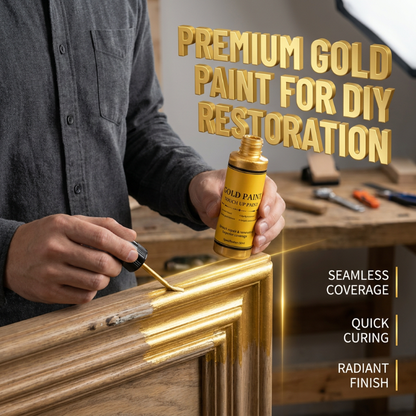 🥳 ¡OFERTA ESPECIAL 2026! 🥳💞 Pintura dorada a base de agua