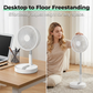 🌬️❄️Ventilador de Pie Telescópico Multifuncional Portátil - Mantente Fresco en Cualquier Lugar ✨