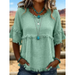 🔥Nuevas Llegadas y Ofertas Especiales – Blusa Casual para Mujer con Flecos y Mangas con Volantes