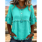 🔥Nuevas Llegadas y Ofertas Especiales – Blusa Casual para Mujer con Flecos y Mangas con Volantes