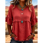 🔥Nuevas Llegadas y Ofertas Especiales – Blusa Casual para Mujer con Flecos y Mangas con Volantes