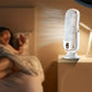 Ventilador Portátil de Escritorio con Función de Aire Acondicionado y 5 Velocidades de Viento