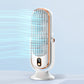 Ventilador Portátil de Escritorio con Función de Aire Acondicionado y 5 Velocidades de Viento