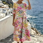 Vestido Holgado de Mujer con Estampado Floral