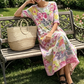 Vestido Holgado de Mujer con Estampado Floral