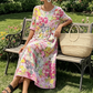 Vestido Holgado de Mujer con Estampado Floral