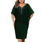 ⌛¡Oferta por Tiempo Limitado! Vestido de Noche Elegante para Mujer con Cuello en V