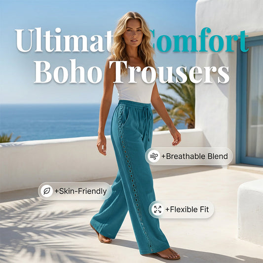 Pantalones Casuales de Pierna Recta para Mujer