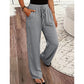 Pantalones Casuales de Pierna Recta para Mujer