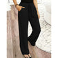 Pantalones Casuales de Pierna Recta para Mujer