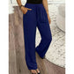 Pantalones Casuales de Pierna Recta para Mujer