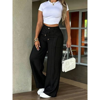 🎉 ¡Oferta 2026! — ¡Más de 34.000 vendidos! 👖 Pantalones Rectos de Tiro Alto – Elegancia Impecable ✨