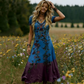 🔥Nuevas Llegadas y Ofertas Especiales – Vestido Maxi Floral Vintage para Mujer con Cuello en V