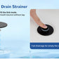 Tapón universal abatible para fregadero con colador
