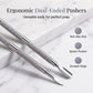 Set Profesional de 3 Piezas: Alicate para Cutículas y Empujador de Cutículas