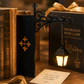🏮📚 Sujetalibros Luminoso Vintage – Farola Retro en Miniatura que Ilumina y Decora tu Estantería ✨🌃