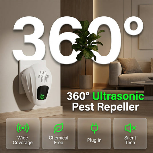 Repelente Ultrasónico para Ratones y Mosquitos