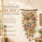 🌸¡ÚLTIMO DÍA! ¡PRECIO ESPECIAL!🌸 Decoración Colgante de Pared con Flores de Ganchillo