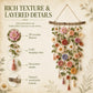 🌸¡ÚLTIMO DÍA! ¡PRECIO ESPECIAL!🌸 Decoración Colgante de Pared con Flores de Ganchillo