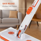 🧹 Mopa plana desechable extensible y telescópica con cabezal giratorio 360° – Ligera y práctica para limpiar el suelo